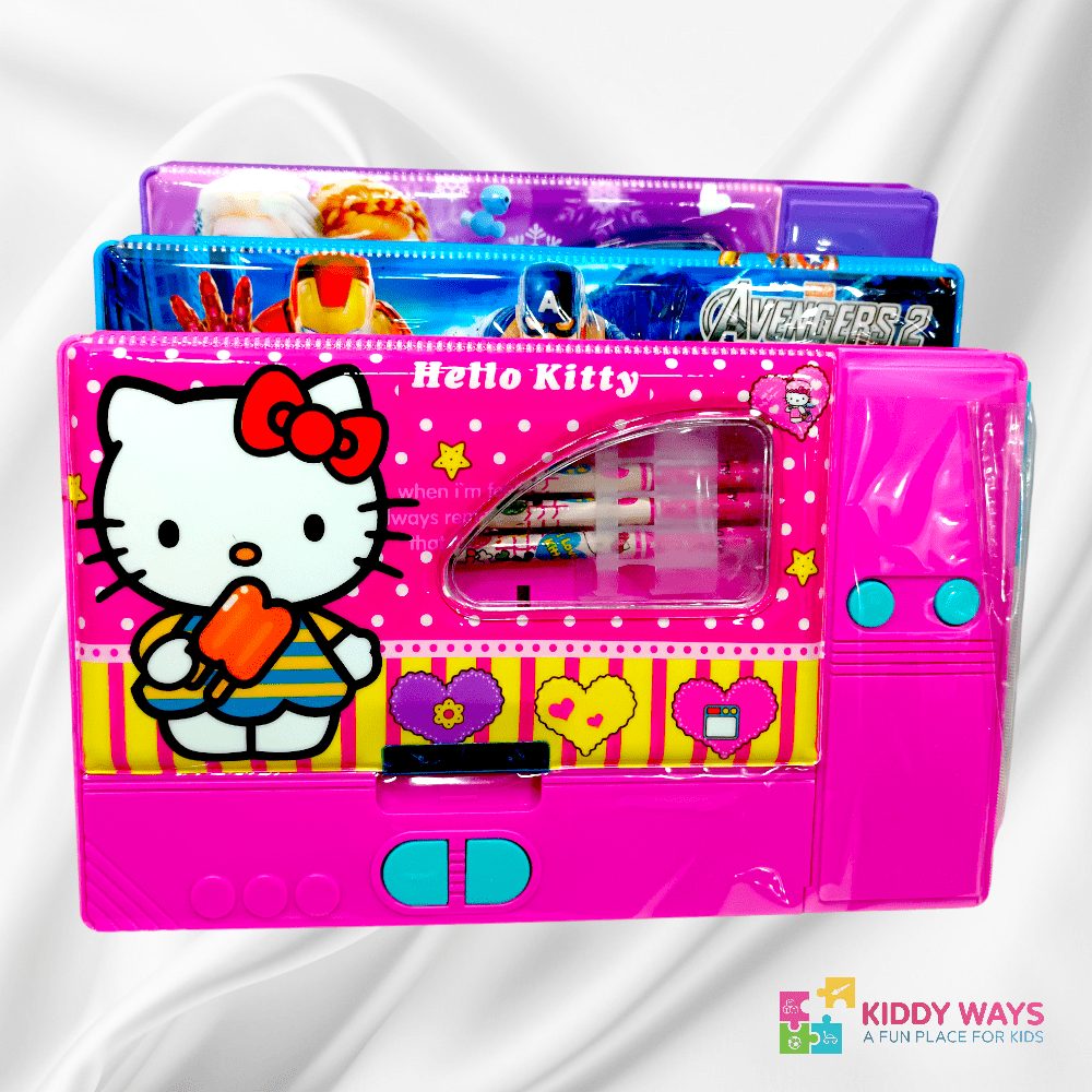 Multipurpose Jumbo Dual Side Magnetic Pencil Box for Kids