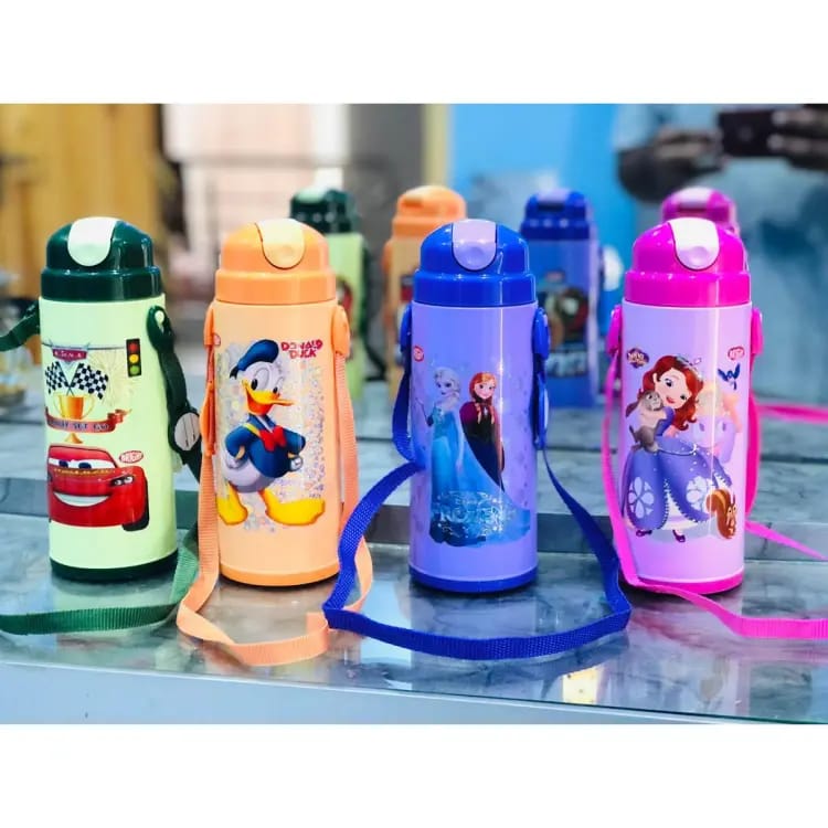 KPPLASTICO cartoon 750 ml Water Bottles - School